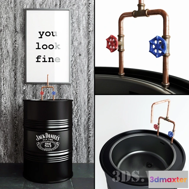 1590330 - bathroom - Loft Sink 3D Max