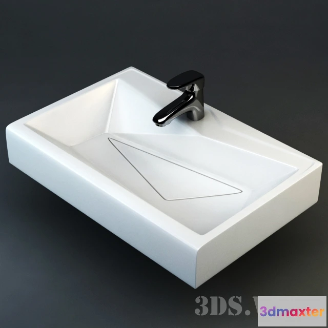 1590370 - bathroom - Beautiful modern sink 3D Max