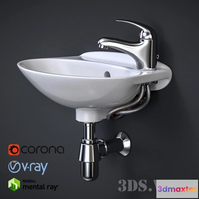 1590372 - bathroom - Small beautiful shell 3D Max