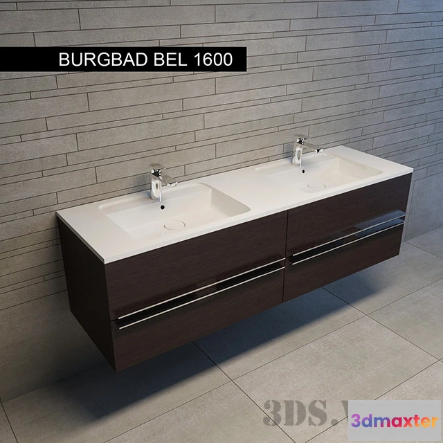 1590410 - bathroom - Sink Burgbad Bel 3D Max