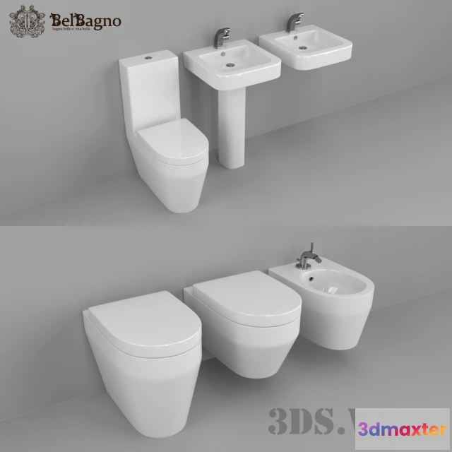 1590450 - bathroom - BelBagno Genius Set 3D Max