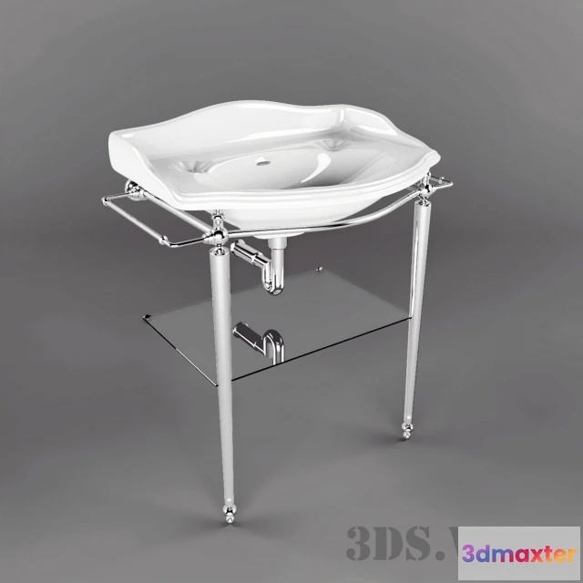 1590452 - bathroom - Classic washbasin 3D Max