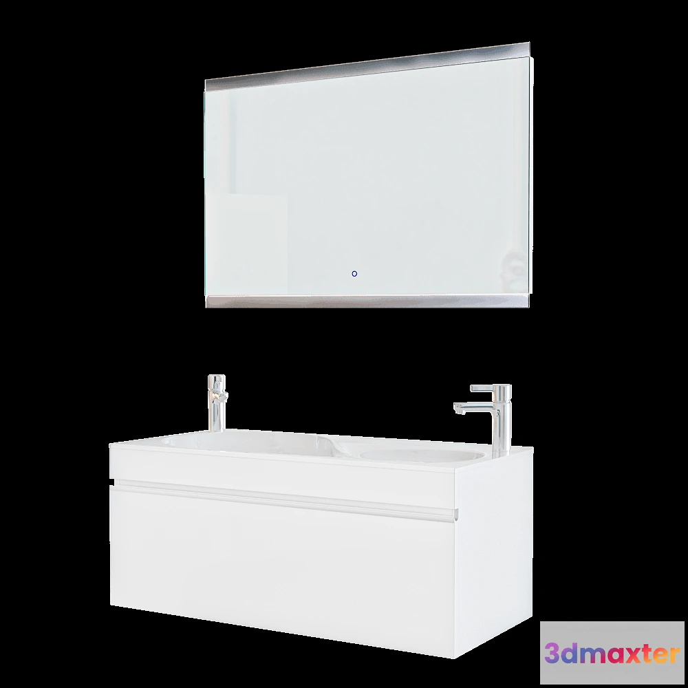 1590478 - Velvex - Washbasin set Otto 100 3D Max