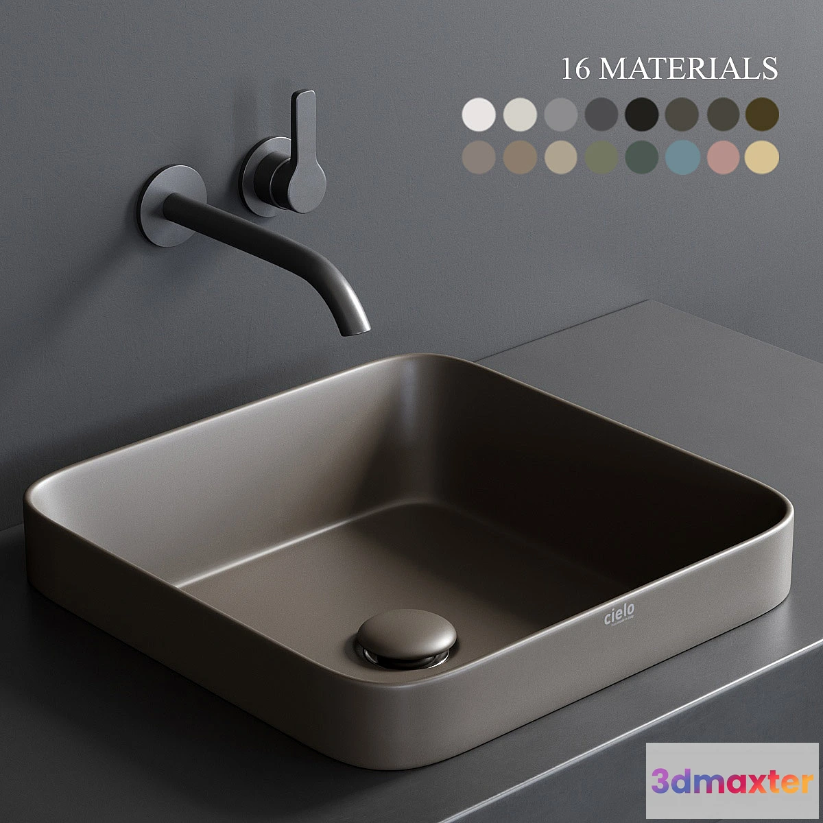 545475 - Ceramica Cielo Enjoy 40 Rectangular Washbasin