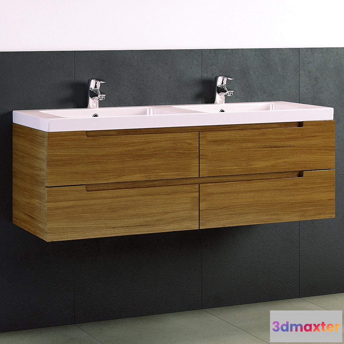 577348 - Villeroy & Bosh double bowl washbasin