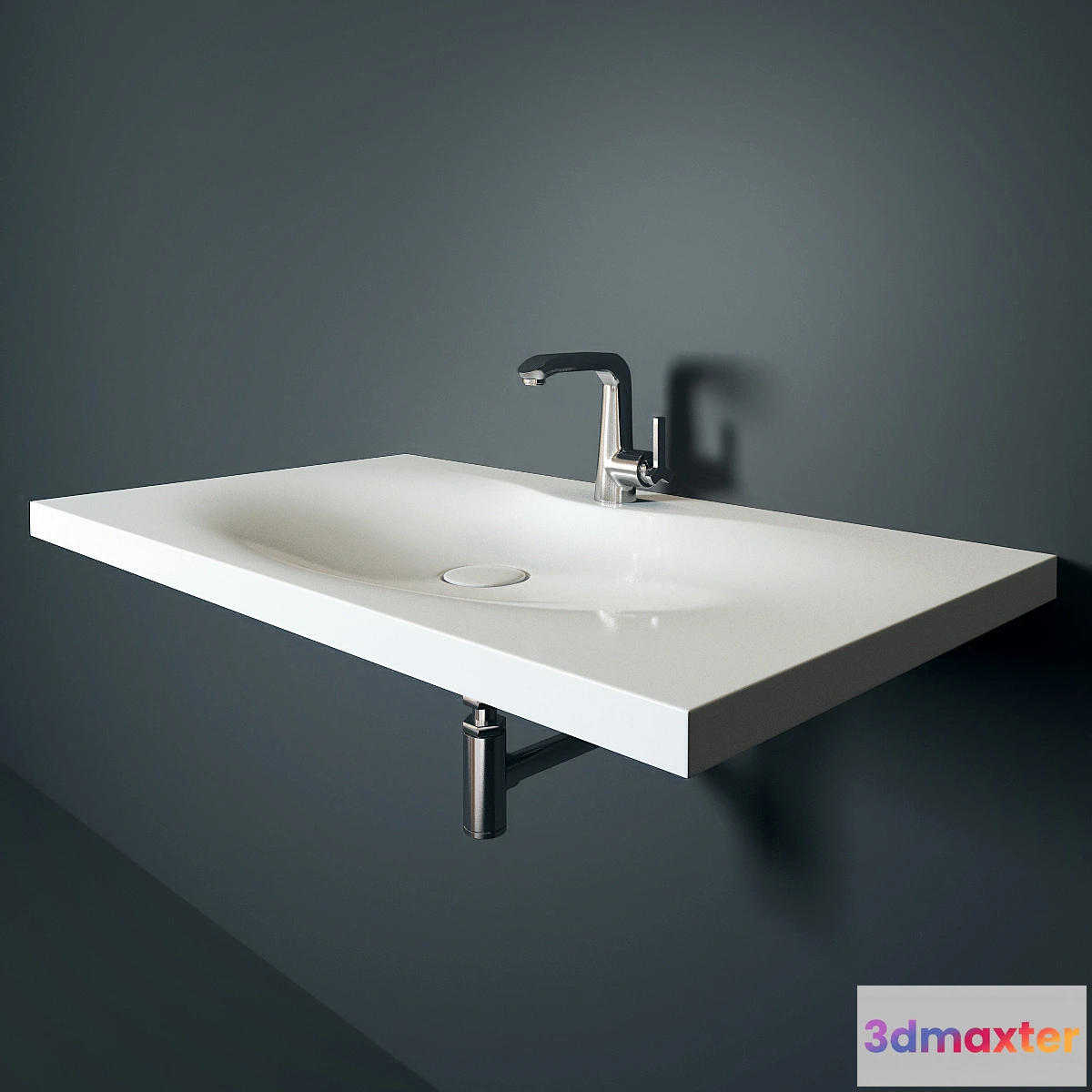 577472 - Sink and faucet Bravat Waterfall F173107C