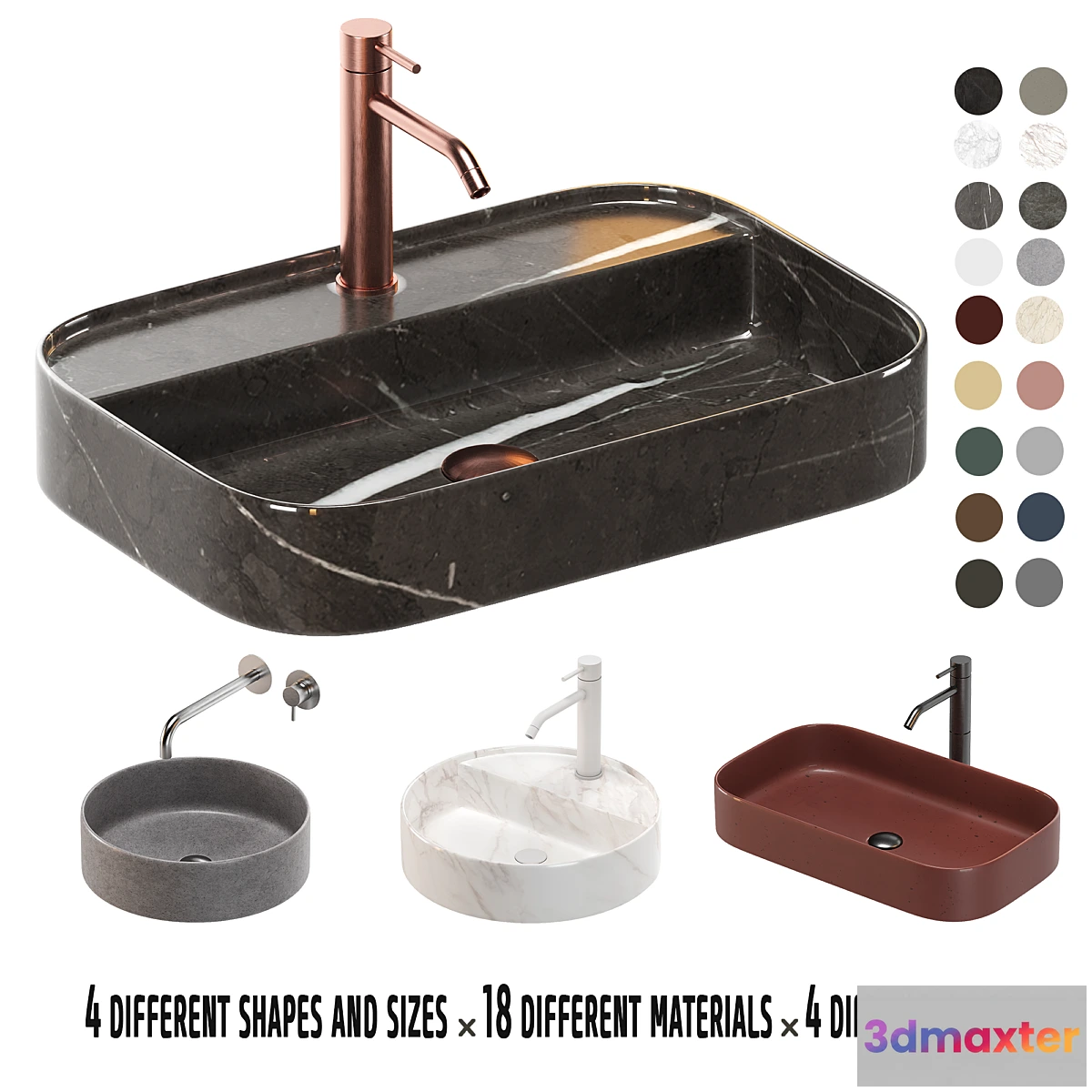 590246 - ARTELINEA WASHBASIN set 2