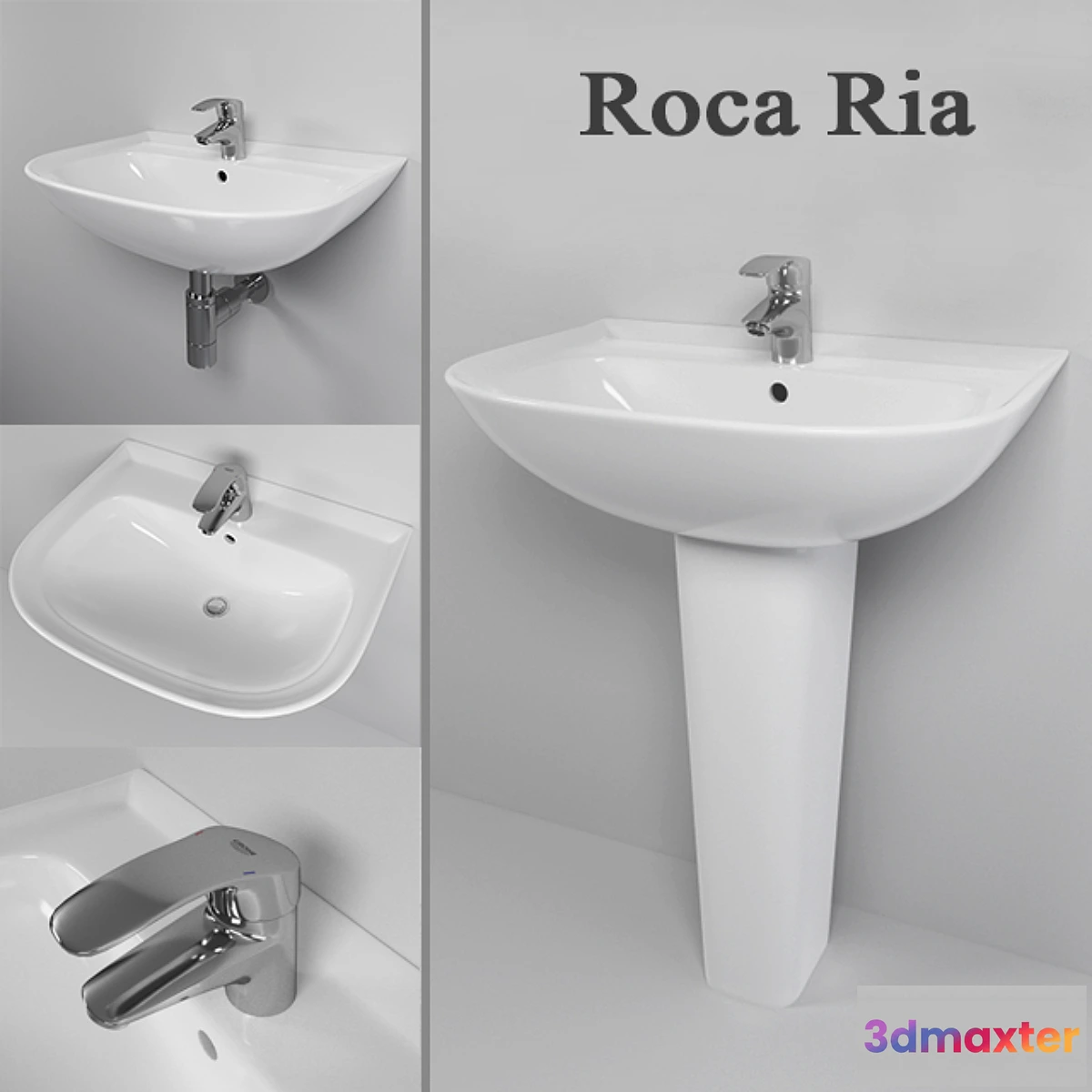 635625 - Sink Roca Ria mixer Grohe Eurosmart