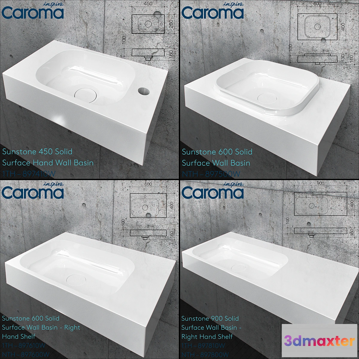 644869 - Caroma sunstone collection