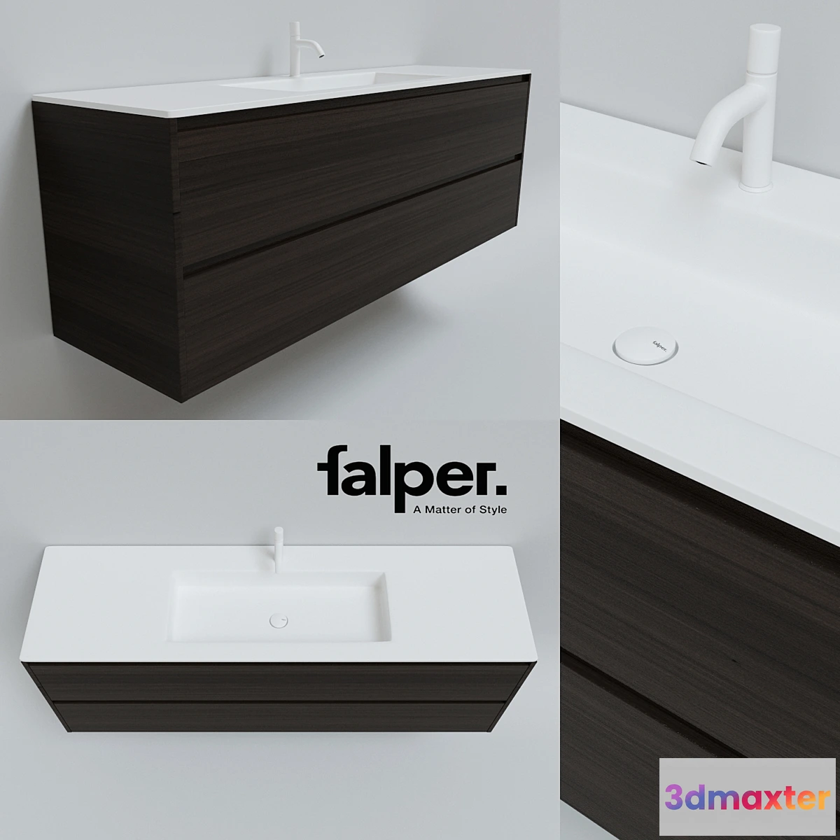649281 - Sink Falper Flat pedestal Falper Viaveneto