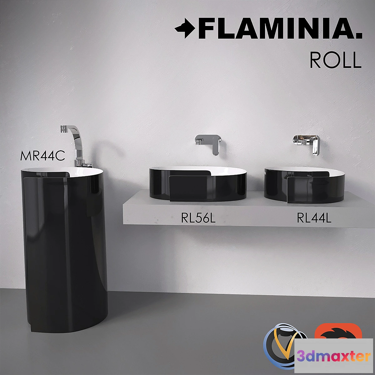 649353 - Sinks Flaminia Roll