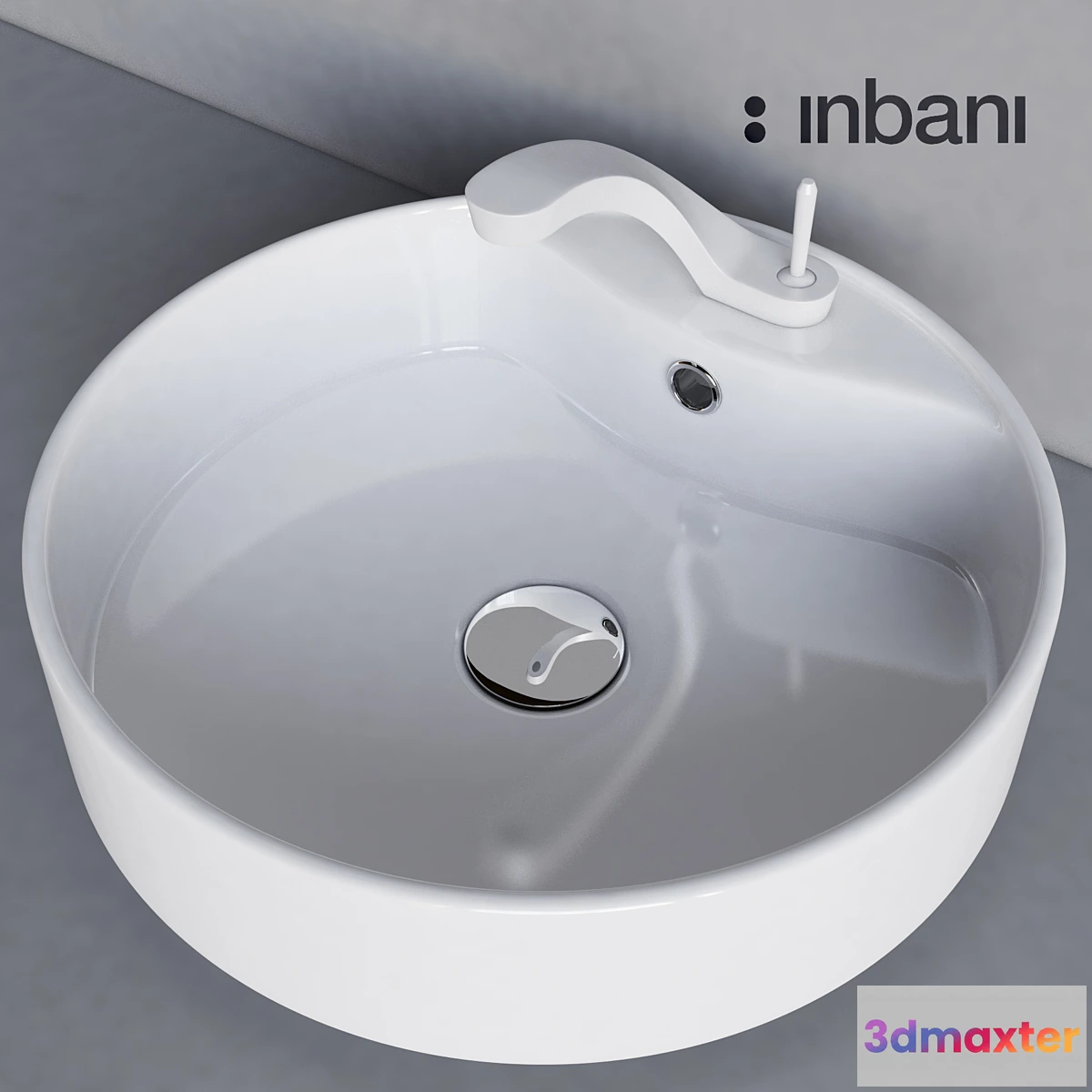 649355 - Ametis faucet and sink Inbani