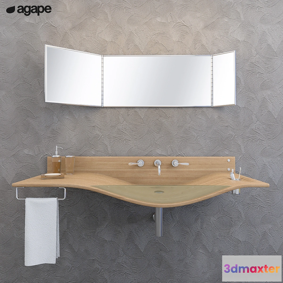 666317 - Washbasin Agape  Gabbiano