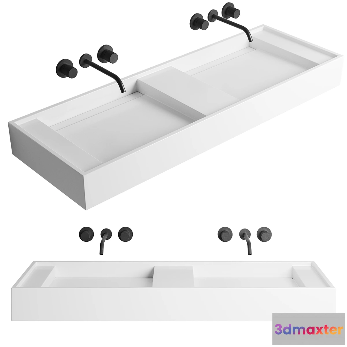 686358 - Bathroom double sink MIRAGGIO
