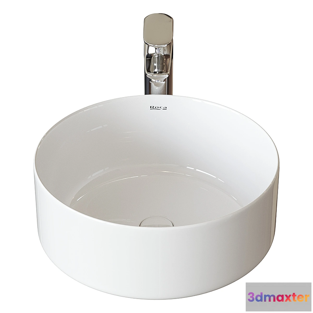766887 - Washbasin Roca Inspira Round 37×37 cm surface mounted 327523000