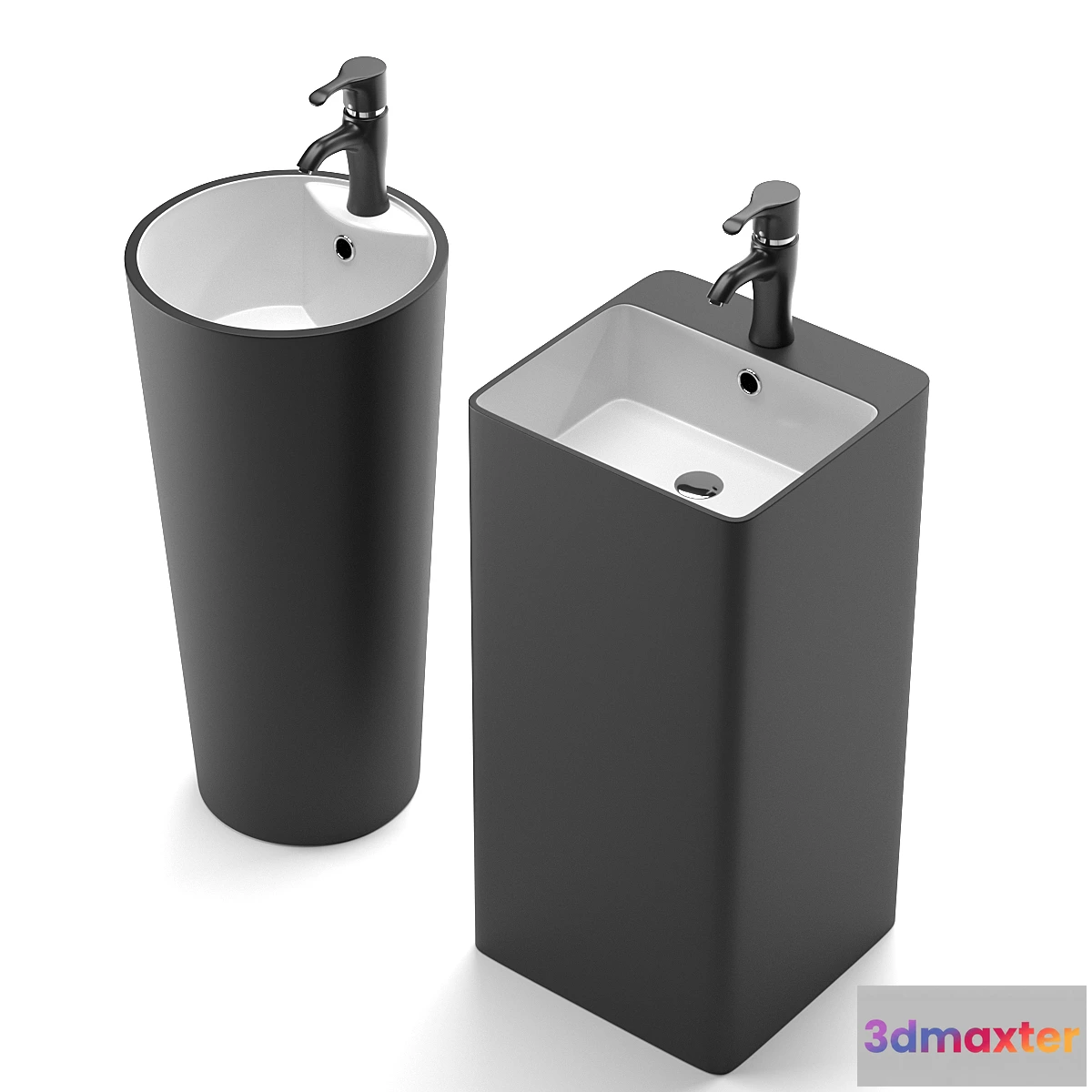 766903 - Floor standing sink MELANA MLN-B125BWM  MLN-B126BWM