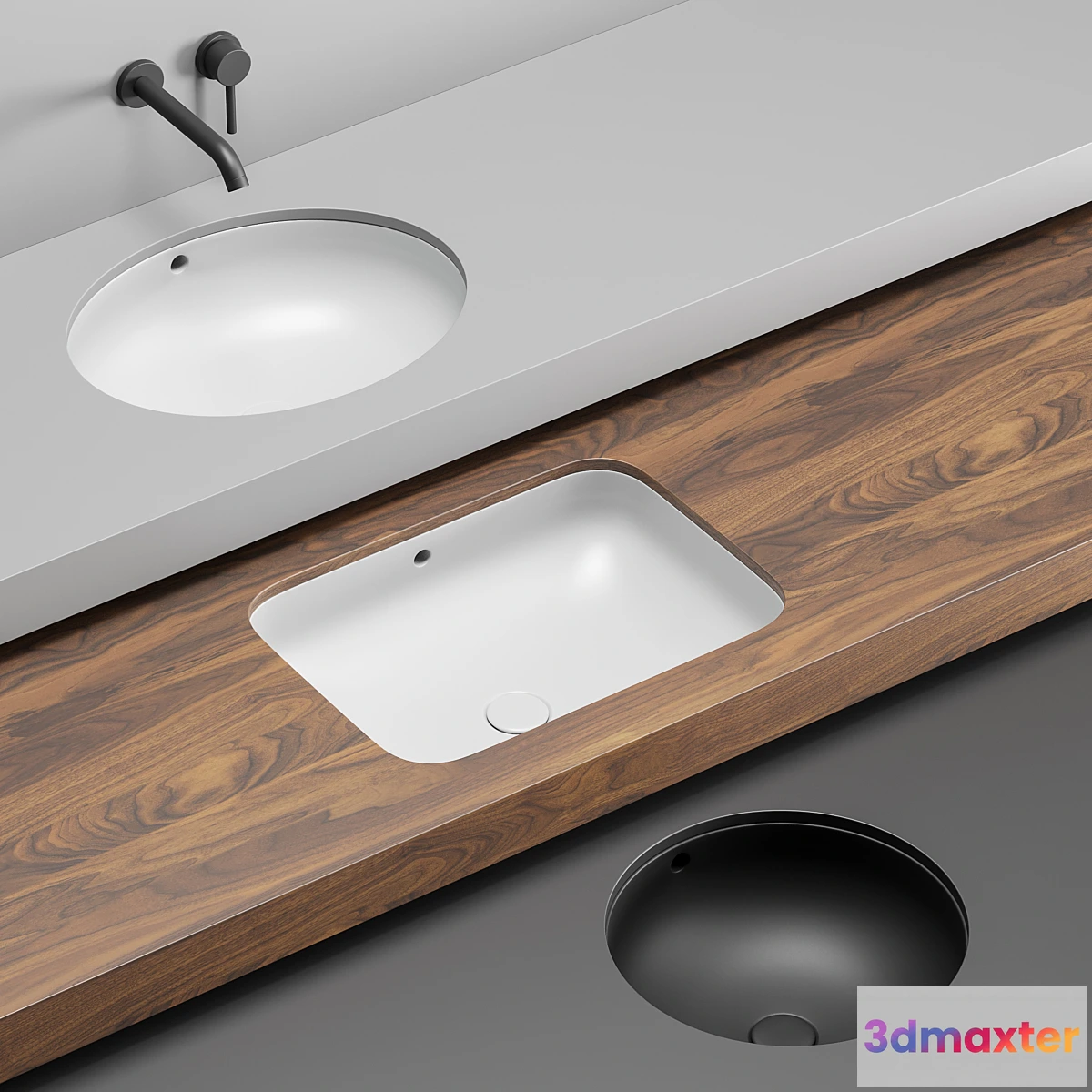 766955 - Cielo Undercounter Washbasin Set - No.3