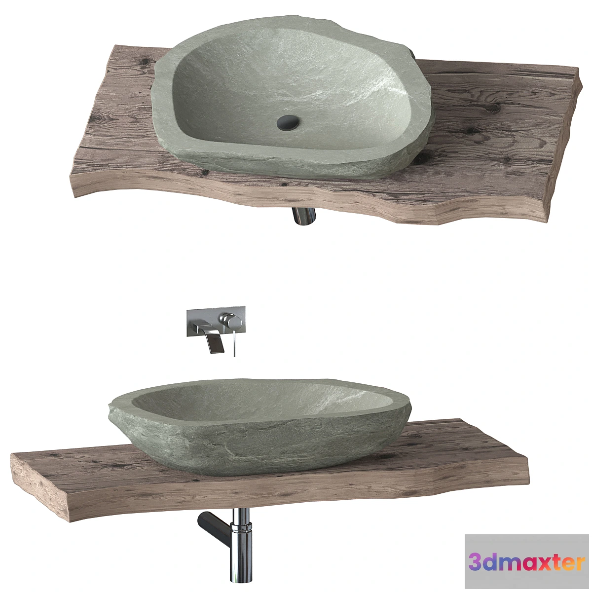 766973 - Stone washbasin with slab top