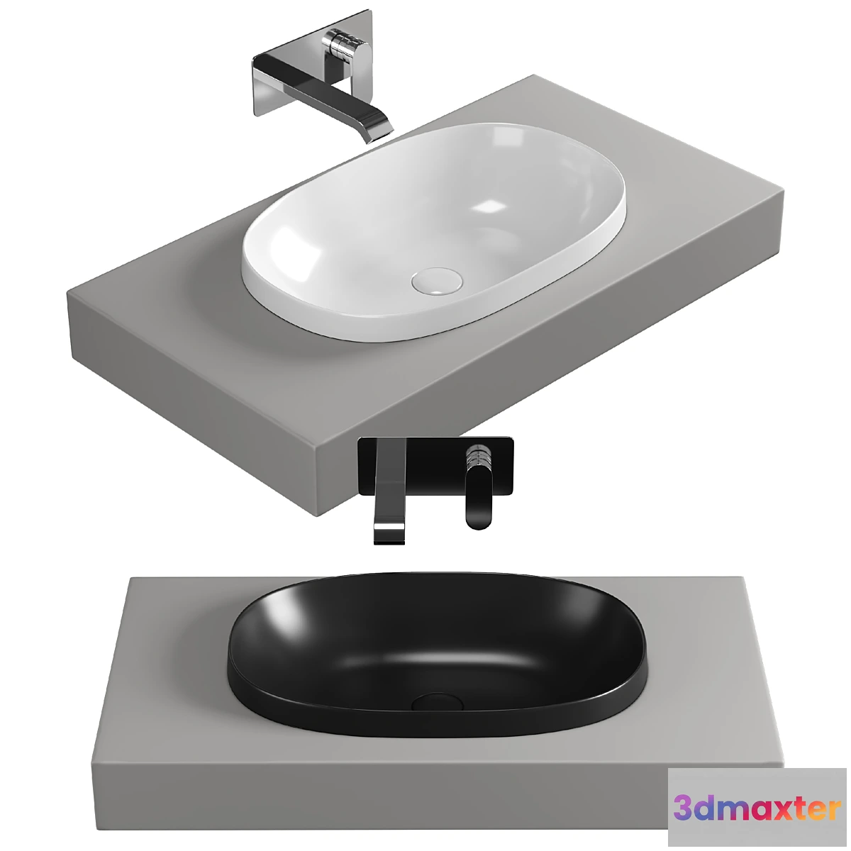 767123 - VitrA Frame Oval Inset Bowl - 56524830016 - No.2