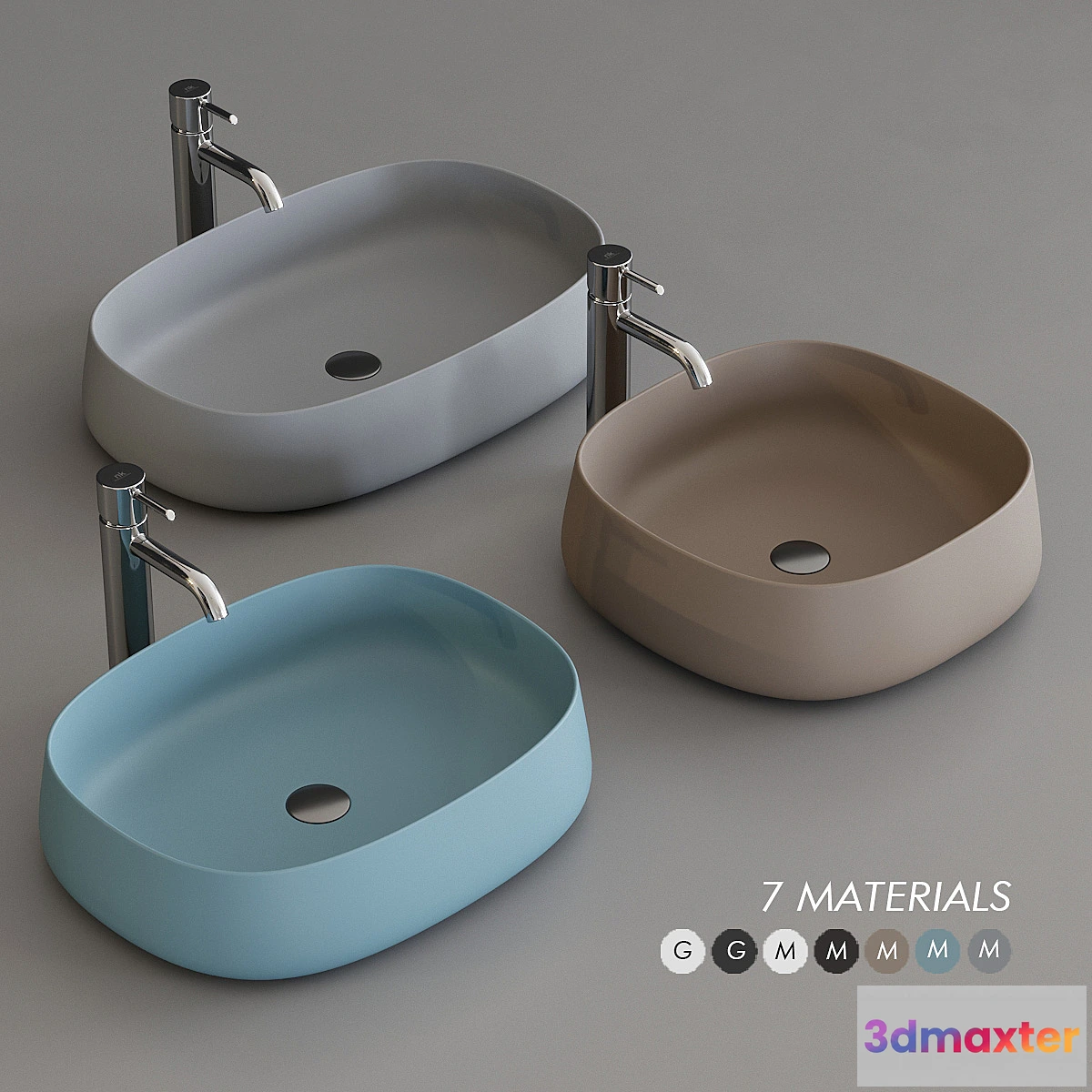 825134 - Olympia Ceramica Paddle Washbasin - No.3