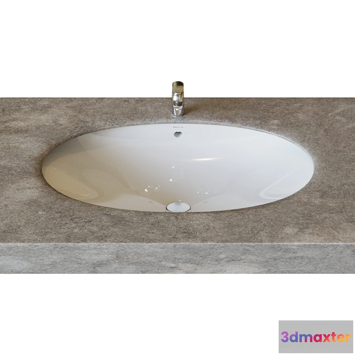 858085 - Roca Berna sink 56×42 cm laid on 327871001 - No.4