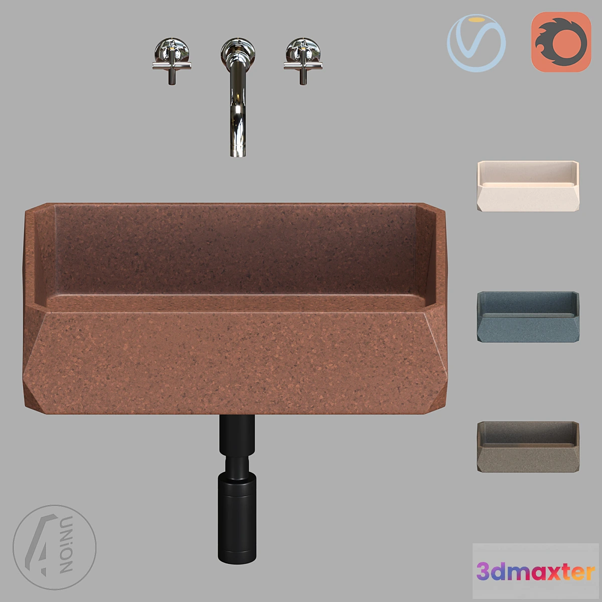 871959 - Washbasin Terazzo F - No.5