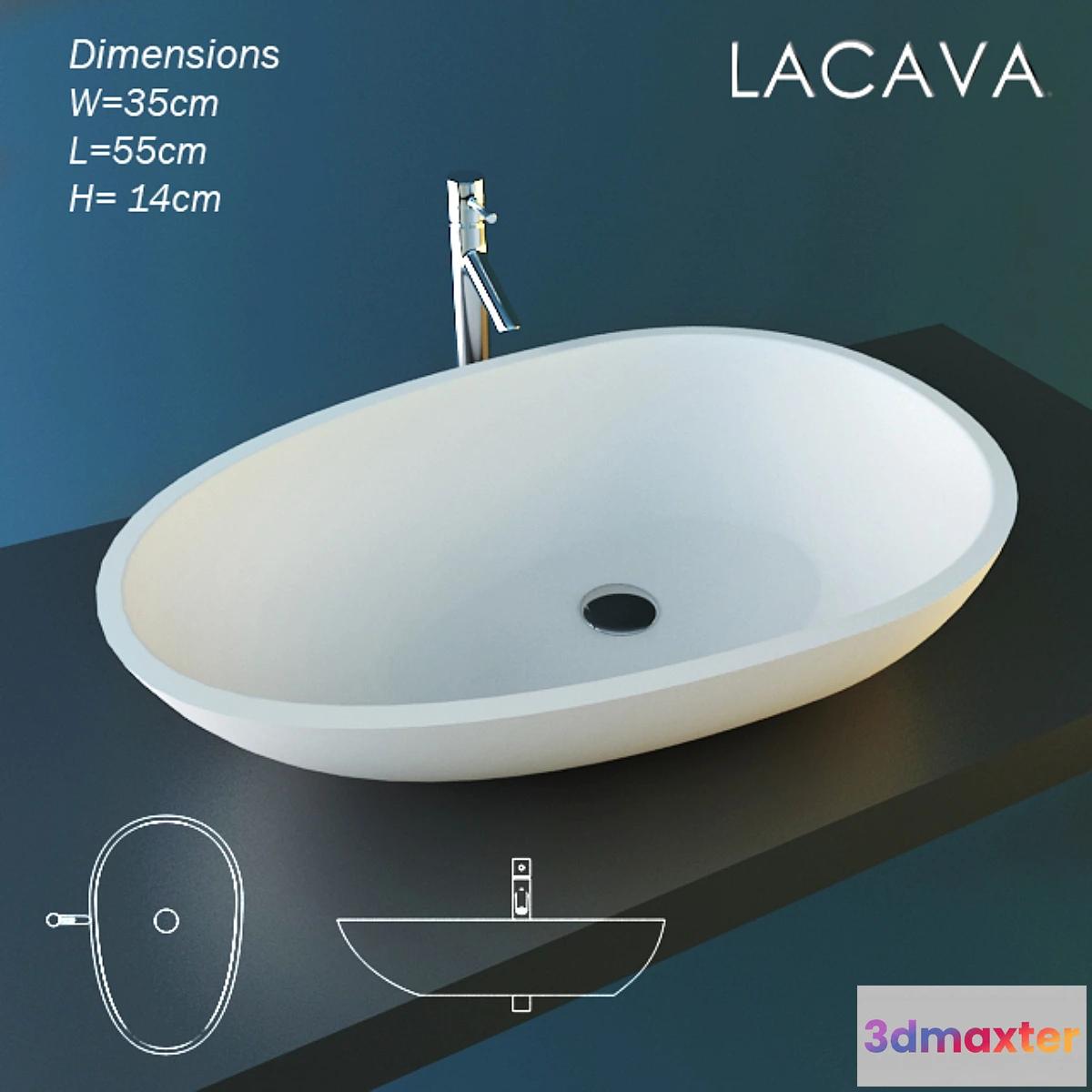 892510 - Sink Lacava SCOH6