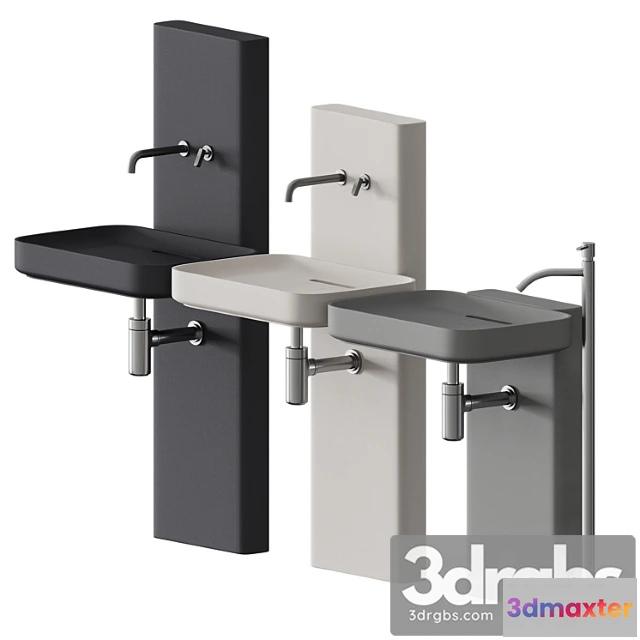 913402 - Agape Petra Pedestal Washbasin