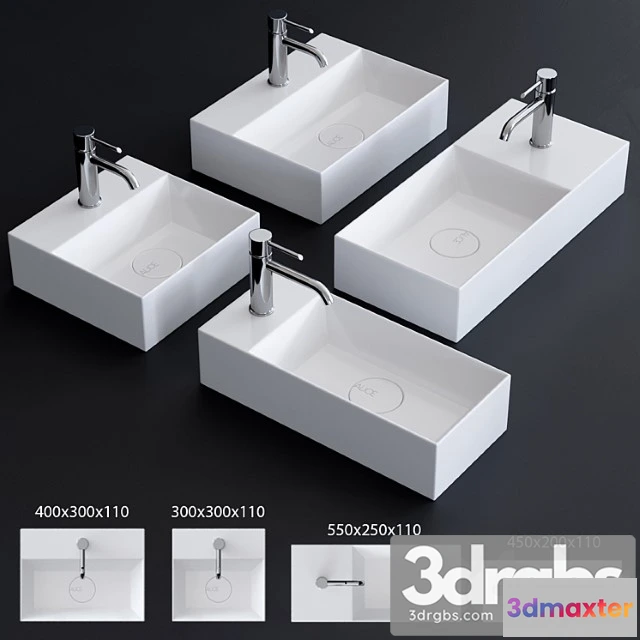 913420 - Alice Ceramica Spy Washbasin Set 1