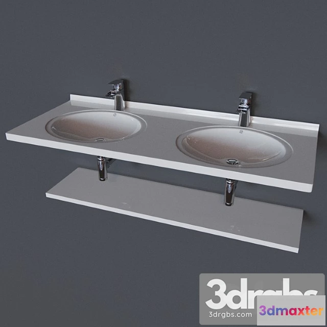 913490 - Bathroom Sink Tsolor Style Prima 140