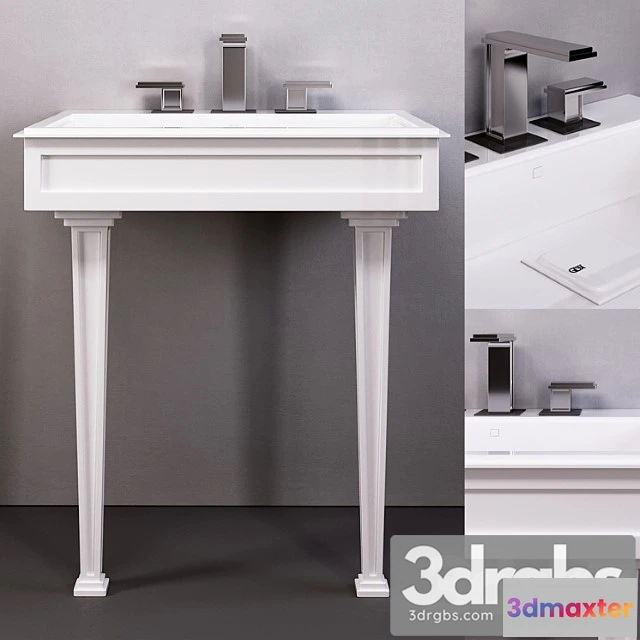 913628 - Eleganza 70 Console Basin by Gessi