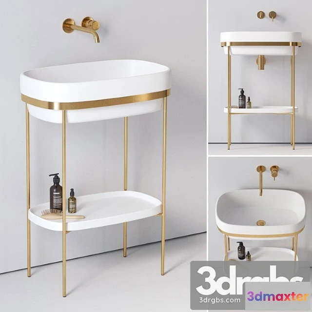 913640 - Ext Ribbon Console Washbasin