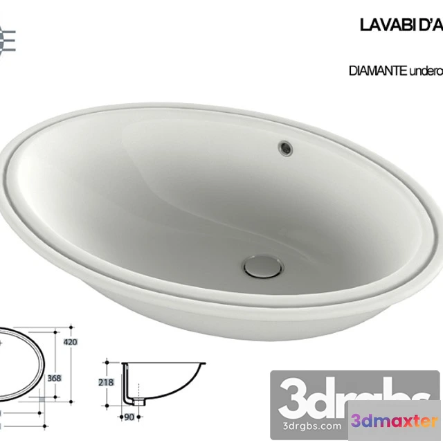 913746 - Kerasan Lavabi Diamante 0233