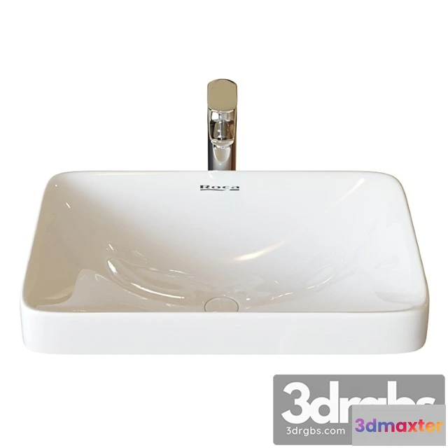 913848 - Rakovina Roca Inspira Wb Square 37kh55 Sm Nakladnaia 327534000