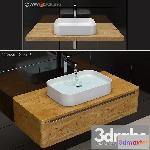 914082 - Washbasin Ravak Ceramic Slim R
