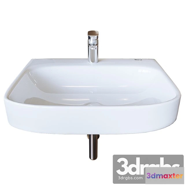 914086 - Washbasin Roca Debba 60×48 Cm Wall Hung 32799400Y
