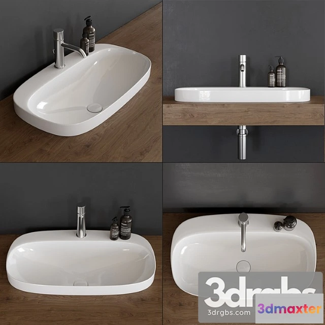 914092 - Washbasin Scarabeo Ceramiche Moon 5512
