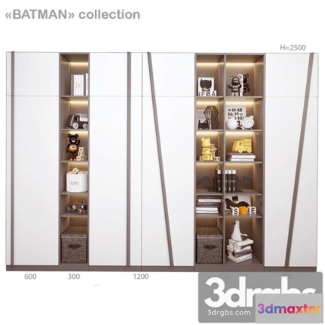 1016242 - Wardrobe Arbuzov Studio batman collection Wardrobe