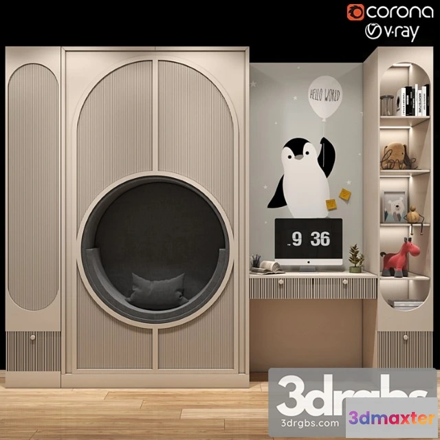 1016380 - Wardrobe Furniture for a children 006