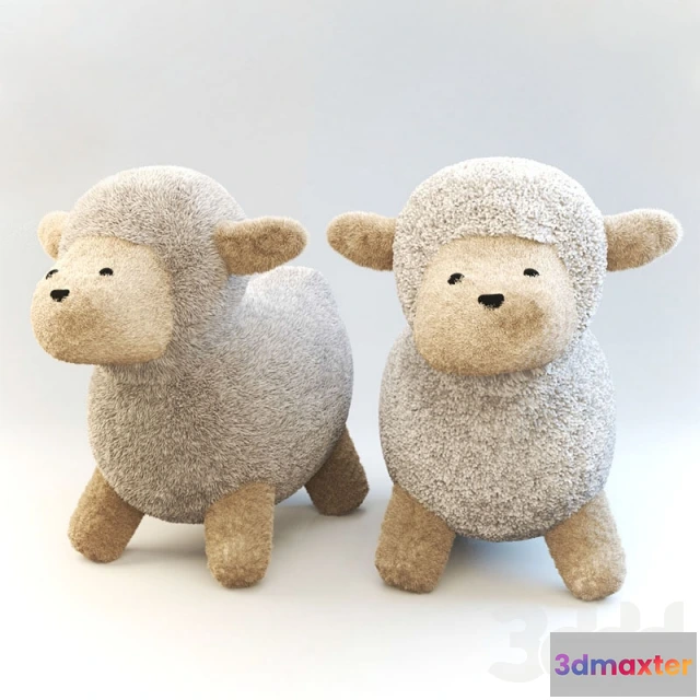 1087344 - MOUTMOUTE sheep cuddly toy - 220901