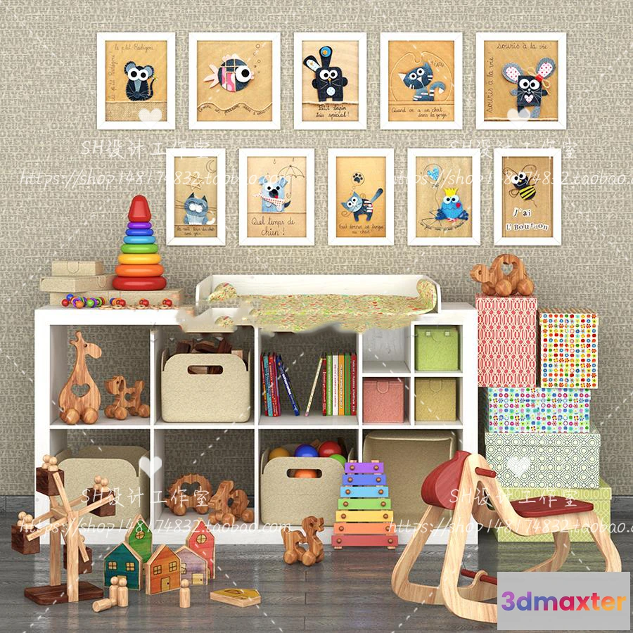 1140878 - Childrens Room - 3D Models - 0020