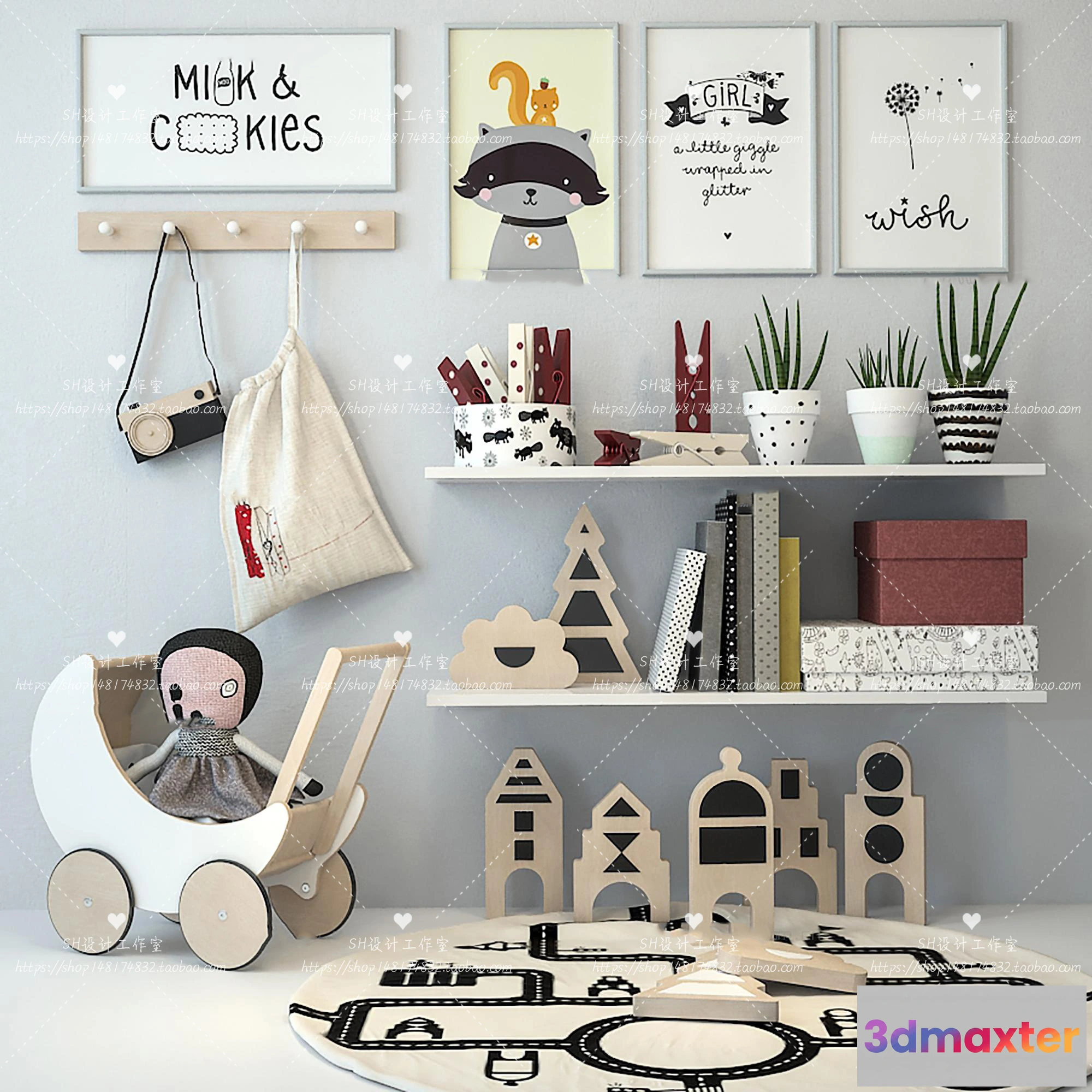 1140882 - Childrens Room - 3D Models - 0022