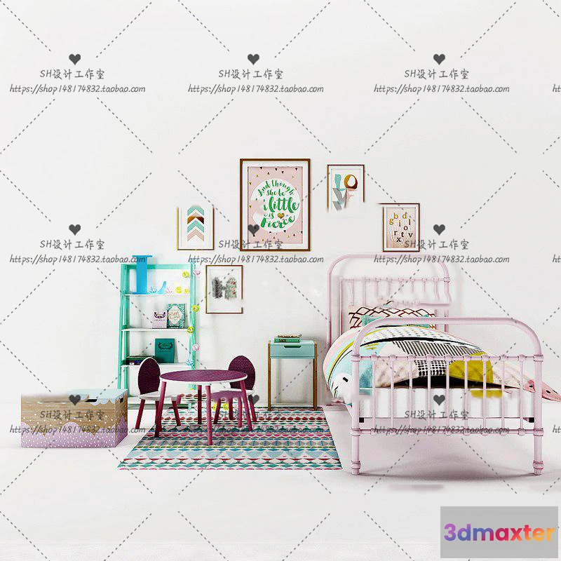 1140894 - Childrens Room - 3D Models - 0028