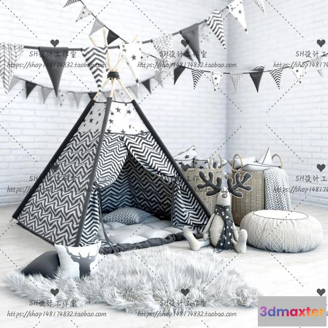 1140900 - Childrens Room - 3D Models - 0031