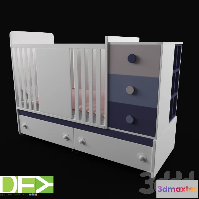 1190084 - CHILDRENS ROOM DECOR - baby bed