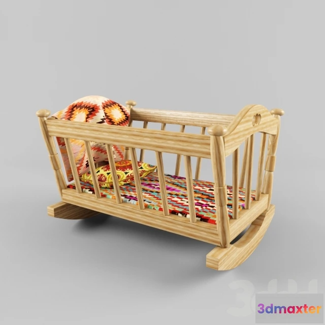 1190086 - CHILDRENS ROOM DECOR - BABY CRADLE