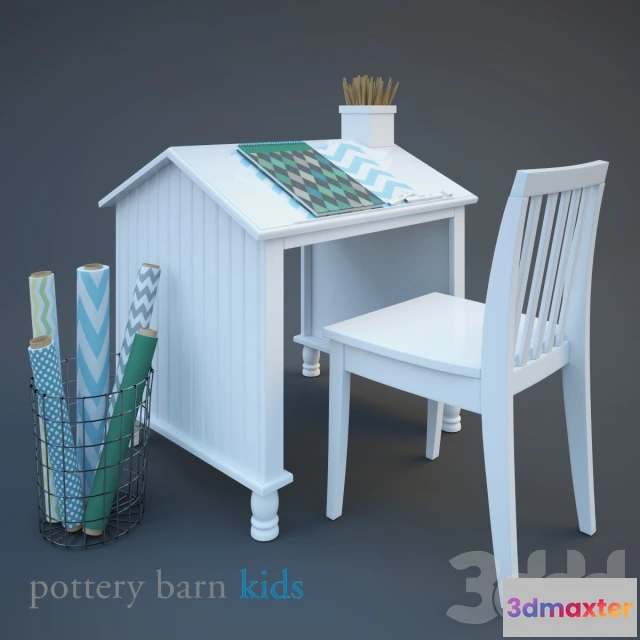 1190110 - CHILDRENS ROOM DECOR - Catalina House Desk, Pottery barn