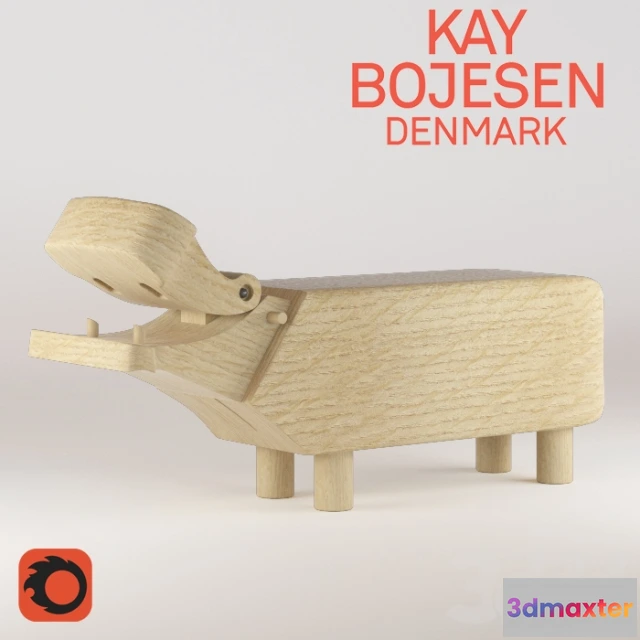 1190156 - CHILDRENS ROOM DECOR - KAY BOJESEN Hippo