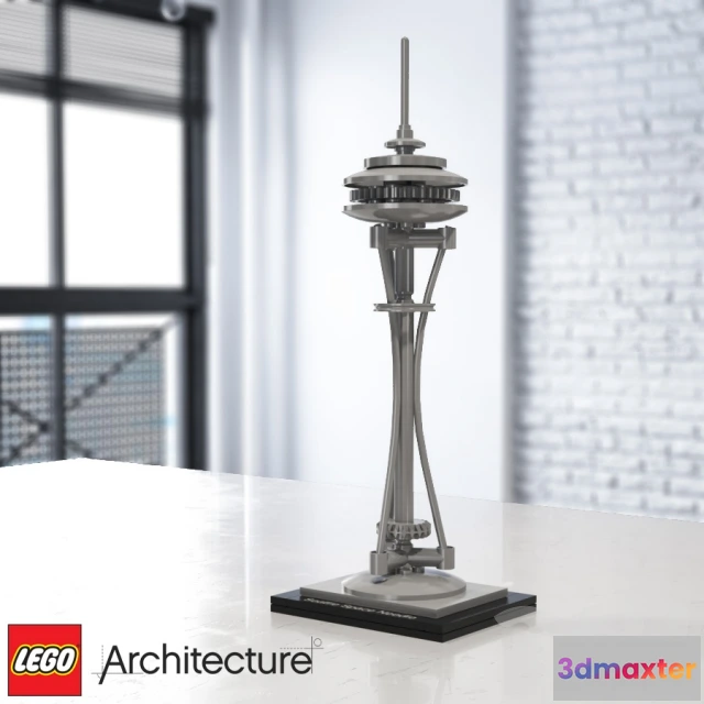 1190162 - CHILDRENS ROOM DECOR - LEGO Architecture - Seattle Space Needle (21003)