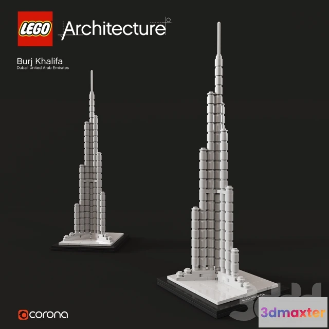 1190166 - CHILDRENS ROOM DECOR - LEGO Architecture Burj Khalifa